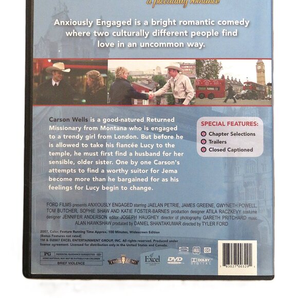 “Anxiously Engaged: A Piccadilly Romance” (2007) Widescreen DVD (Jaelan Petrie) - Picture 4 of 6